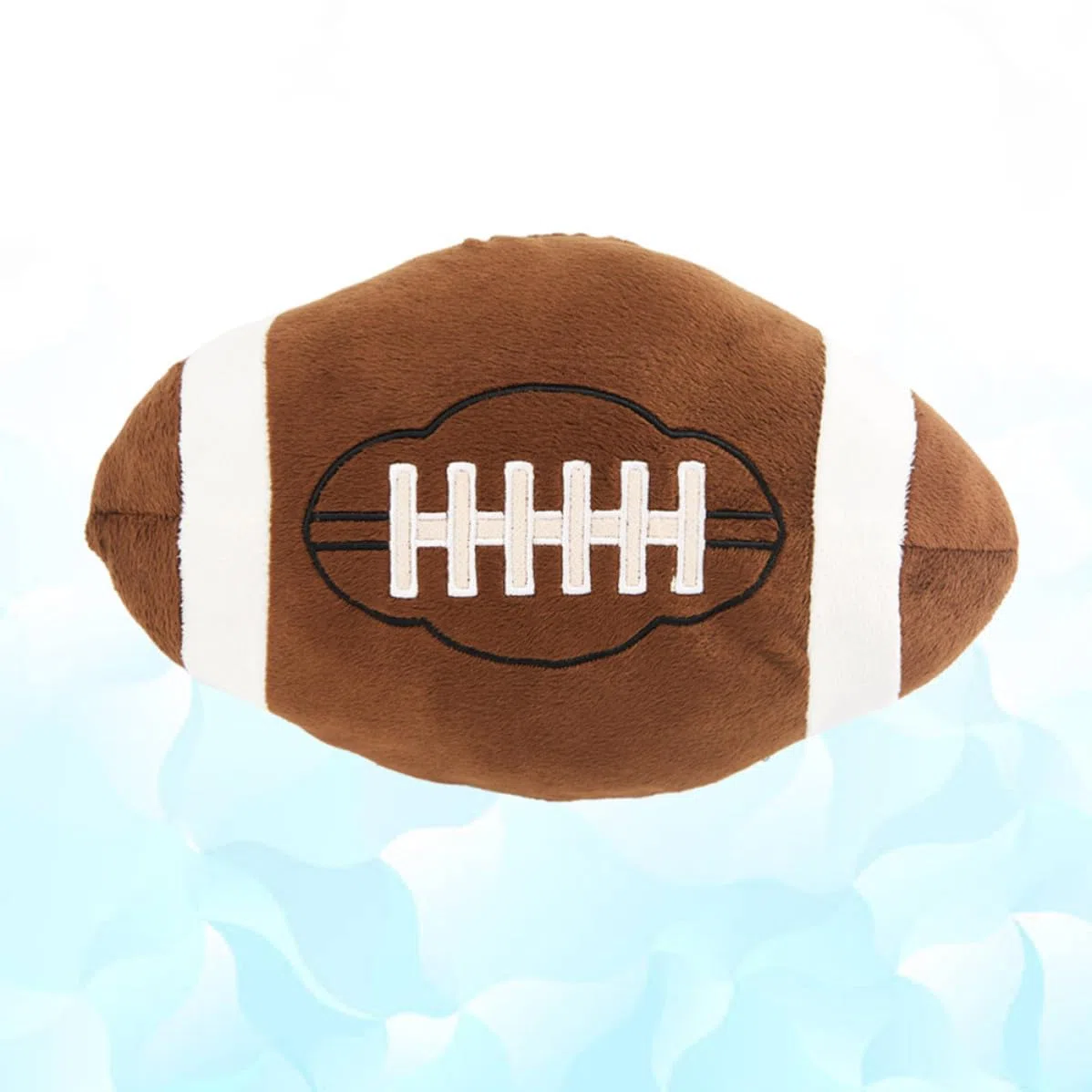 Pelota de Peluche de Rugby, Ligera Felpa Marrón de 12 Cm, Juguete Deportivo Adecuado para Fiesta de Cumpleaños al Aire Libre