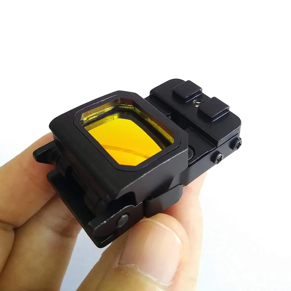 FIRECLUB Flip Red Dot Pistol Sight 3 Moa Mos RMR Slide Mount Backup Iron Sights