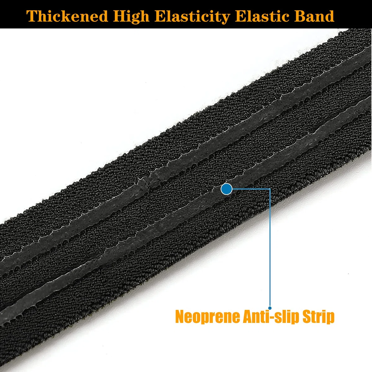 Correa para Muslos de Funda, bucles tácticos Antideslizantes para Las piernas al Aire Libre para EDC con Hebilla Lateral de liberación rápida para Caza y Tiro, Tela elástica de Nylon Unisex