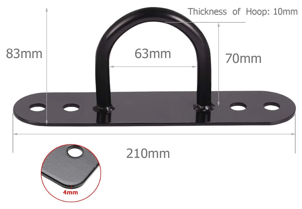 Entrenamiento en suspensión Techo fijación para Cualquier Modelo de Soporte para Montaje en Pared/Techo el Gimnasio Home Cintas de suspensión Fitness Training