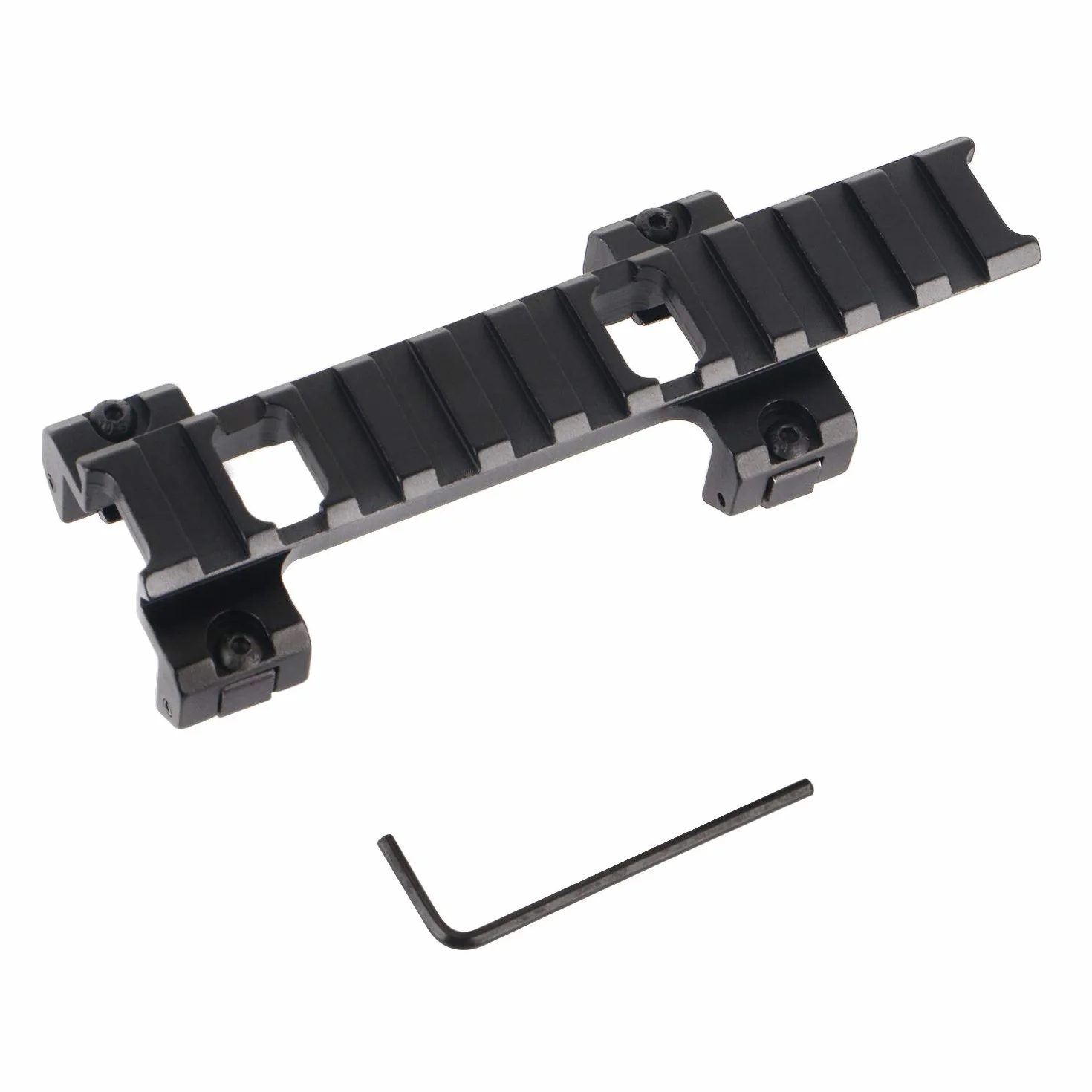 Riel de Perfil Bajo Táctico de 20 mm Weaver/Picatinny Adaptador de Extensión de Base de Montaje en Carril para MP5 G3
