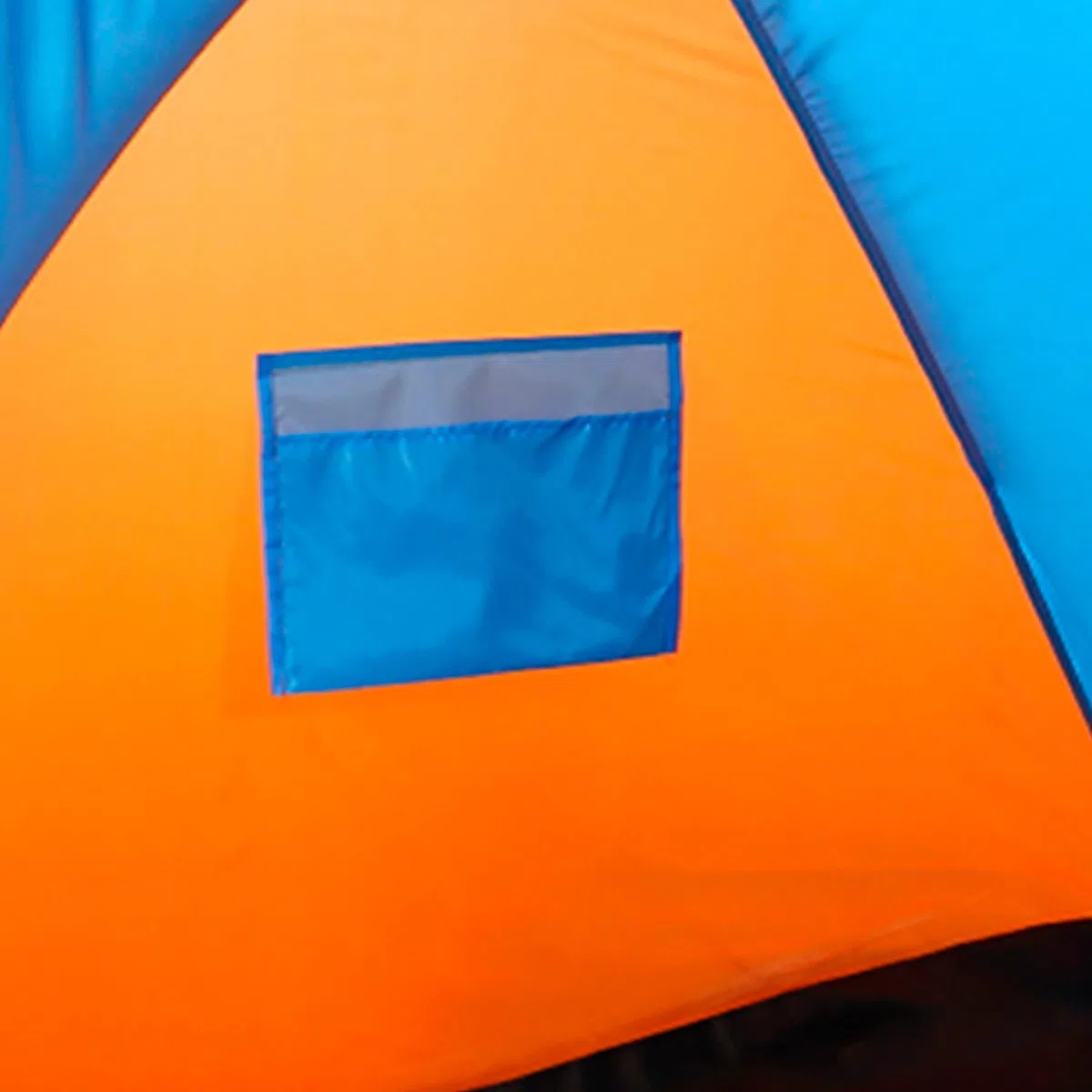 Aktive 62137 - Tienda paravientos azul y naranja 200x125x120 cm