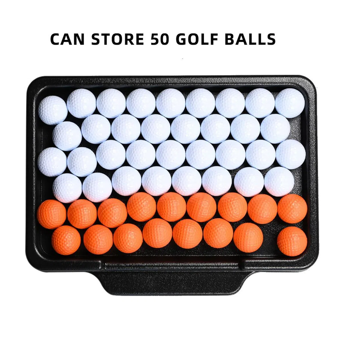 Contenedor de Golf – Contenedor de Gran Capacidad para prácticas de Almacenamiento, organizadora Duradera, fácil Acceso a los Deportes | Práctico Accesorio de Entrenamiento de Golf para Interior