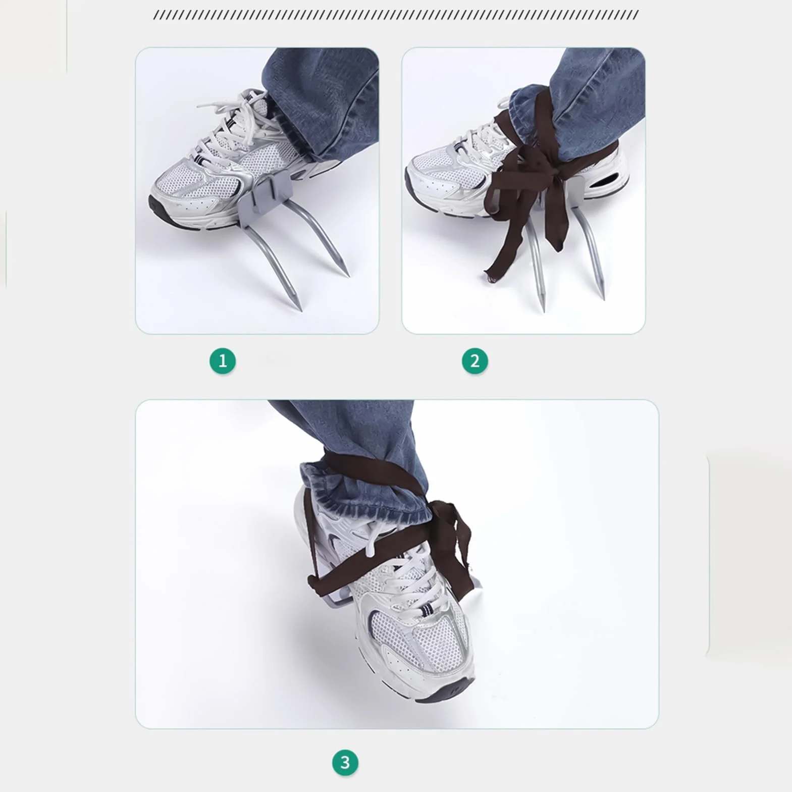 Garras para Escalar Árboles,Calzado de Seguridad para Arboristas (1 Par) - Herramientas Antideslizantes para Arboristas, Actividades al Aire Libre, Trabajos en Cubiertas y