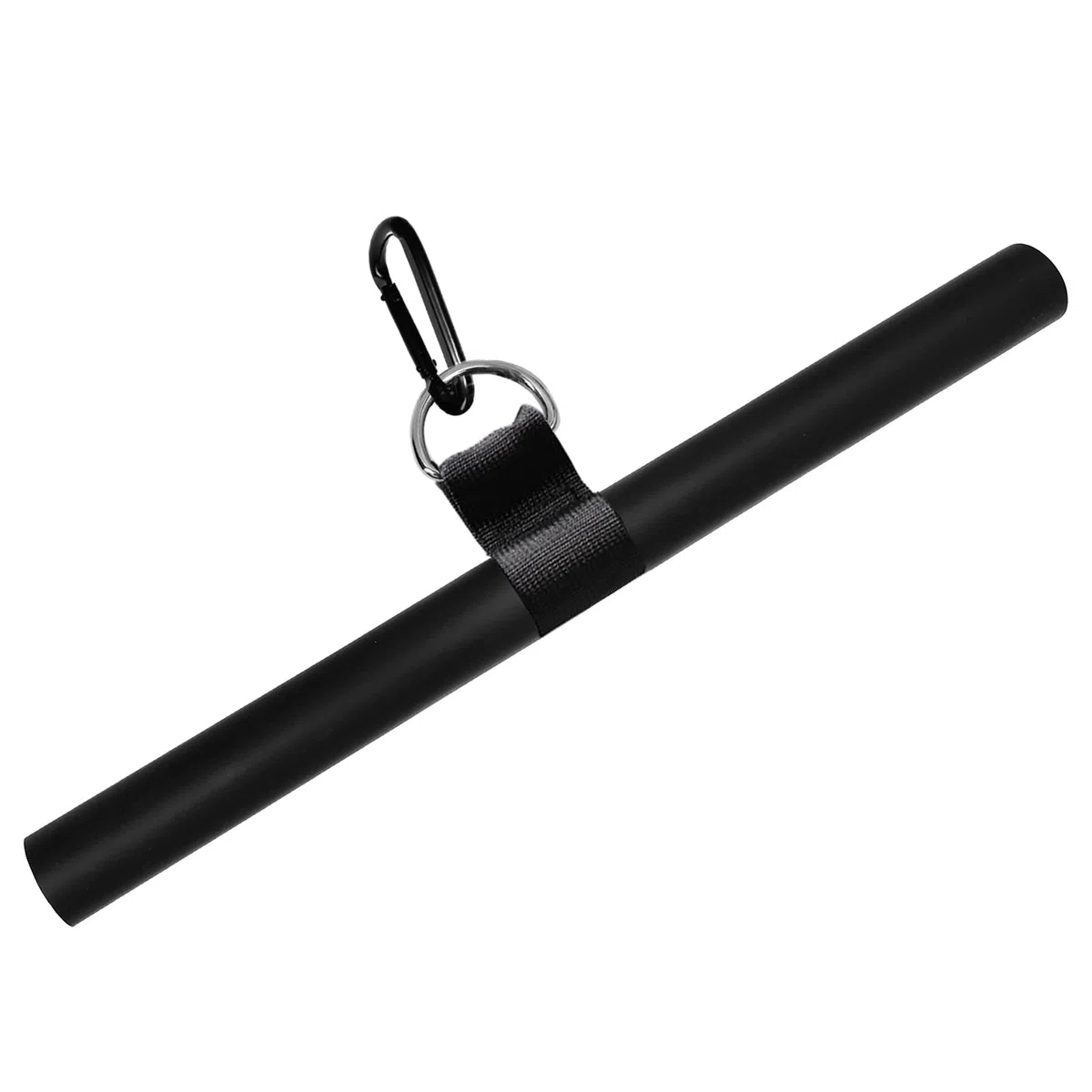 Barra Recta Biceps DIY Barra de Tracción Poleas Gimnasio en Casa Musculacion Barra de Dominadas con Asas Blandas y Mosquetón