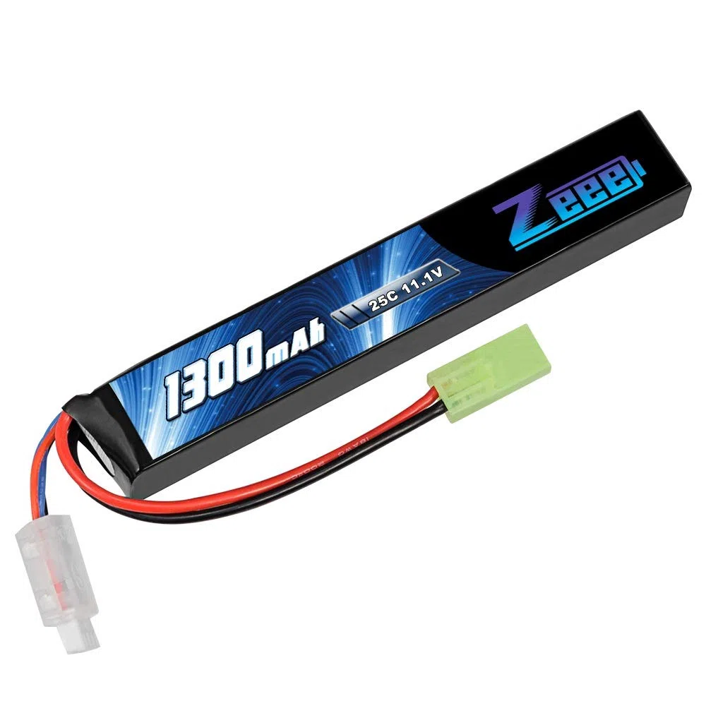 Zeee 3S Lipo Batería 11.1V 25C 1300mAh RC Batería para Airsoft