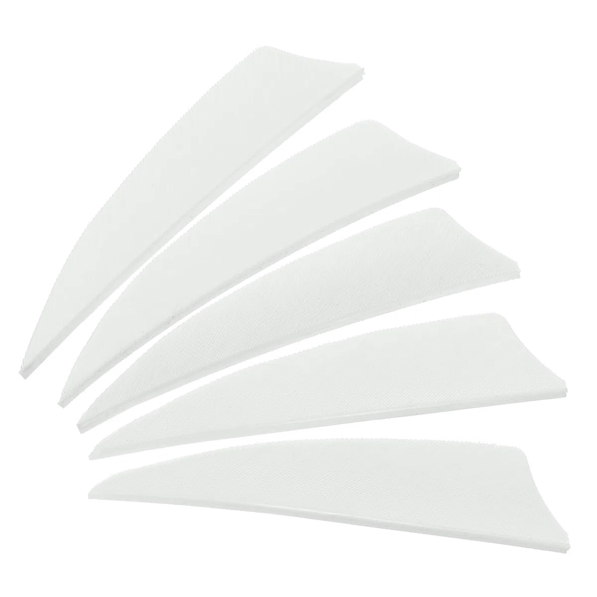 PATIKIL Plumas de Flecha 50 Pack 3 Pulgadas Pluma de Pavo Flecha Fletch ala Derecha Flechado Blanca para Tiro al Blanco DIY