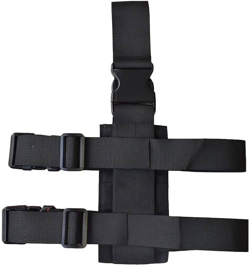 Tactical Molle Drop Leg Gun Platform Platform Universal Magazine Pouch Musigh Rig Banner Adaptador de Lanzamiento rápido Gear de Caza