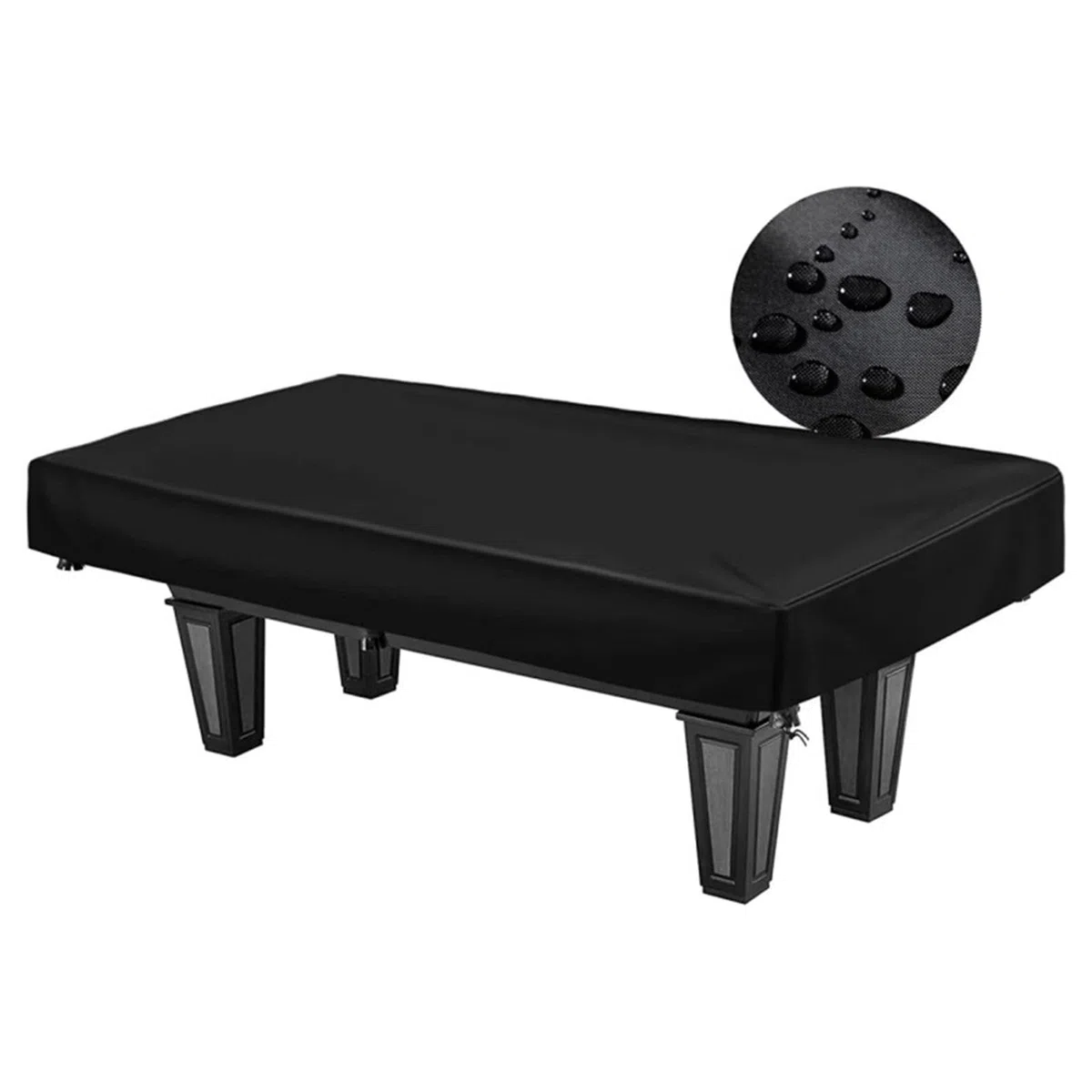 9FT Cubierta Para Mesa De Billar, Tela Oxford 210D Cubierta Impermeable Para Billar, Funda Protectora Para Billar, Protector Billar Revestimiento Impermeable