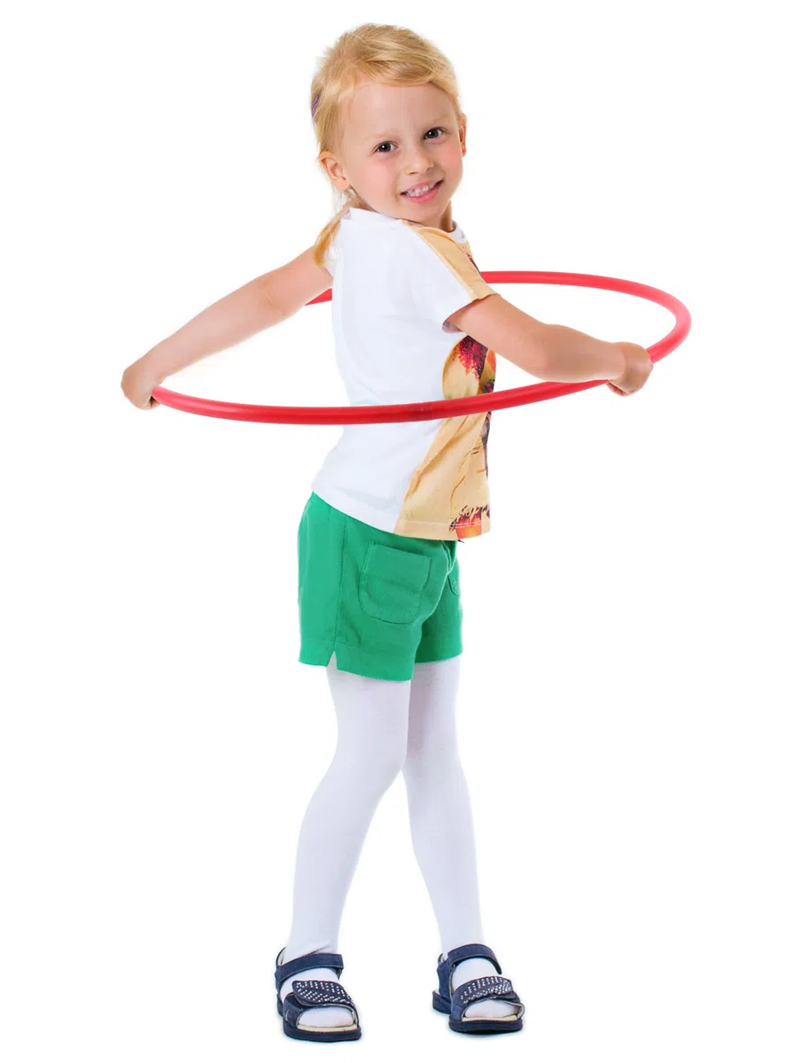 HOOPOMANIA Kids Hula Hoop Unicolor [Ø60cm - Ø80cm] Hula Hoop para niños Colorido