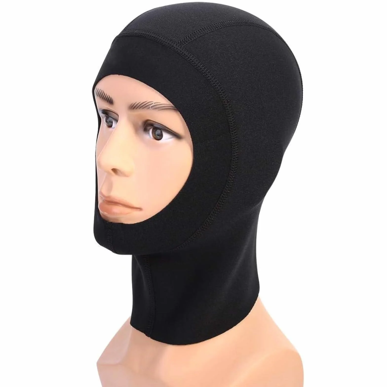 VIFER Gorro de Buceo 1 mm/3 mm Neopreno Scuba Snorkeling Traje de Neopreno Capucha Surf Divers Sombrero Gorro de Buceo(L-1 mm)