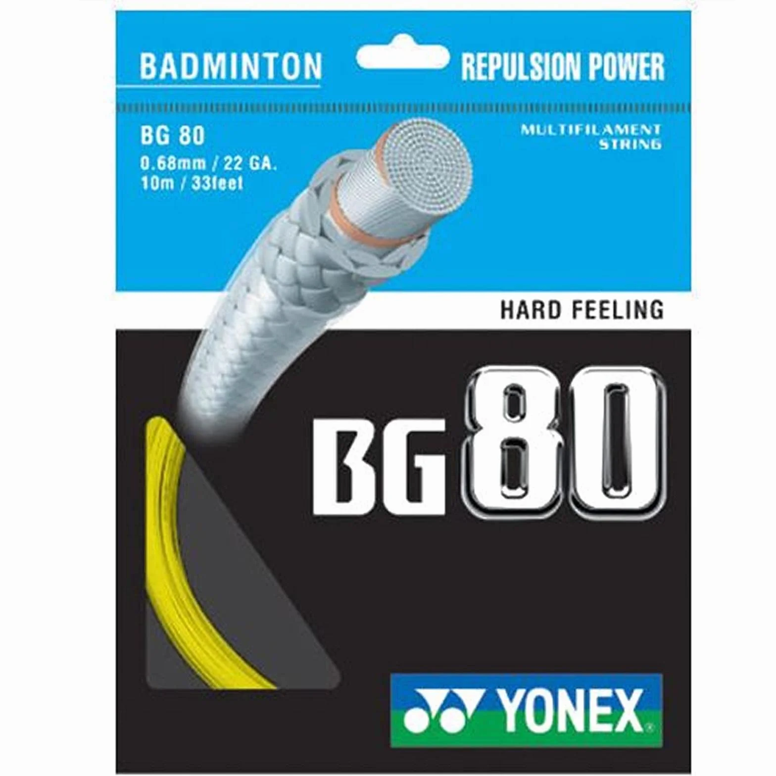 YONEX BG80 Cordaje de Bádminton Individual
