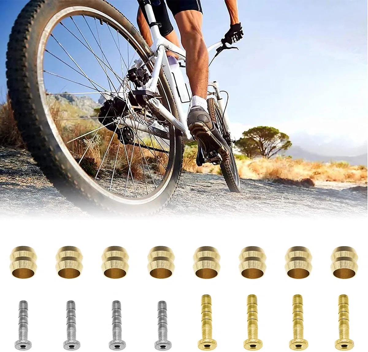 Kit De Mangueras De Freno Cysky Tubo De Aceite De Freno De Disco Hidráulico para Bicicleta 2500 Mm Kit De Mangueras De Freno De Disco Hidráulico para Bicicleta Shimano Bh59 Bh90 Bicicleta(Rojo)