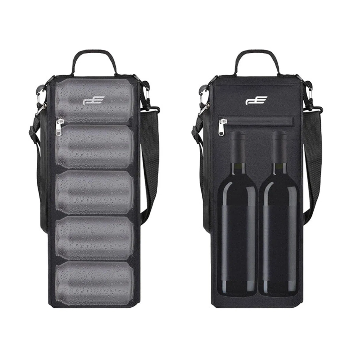 Bolsa térmica de Golf Bolsa térmica aislada Correa Ajustable para el Hombro Capacidad para 6 2 Botellas Bolsa de Almacenamiento para Bebidas