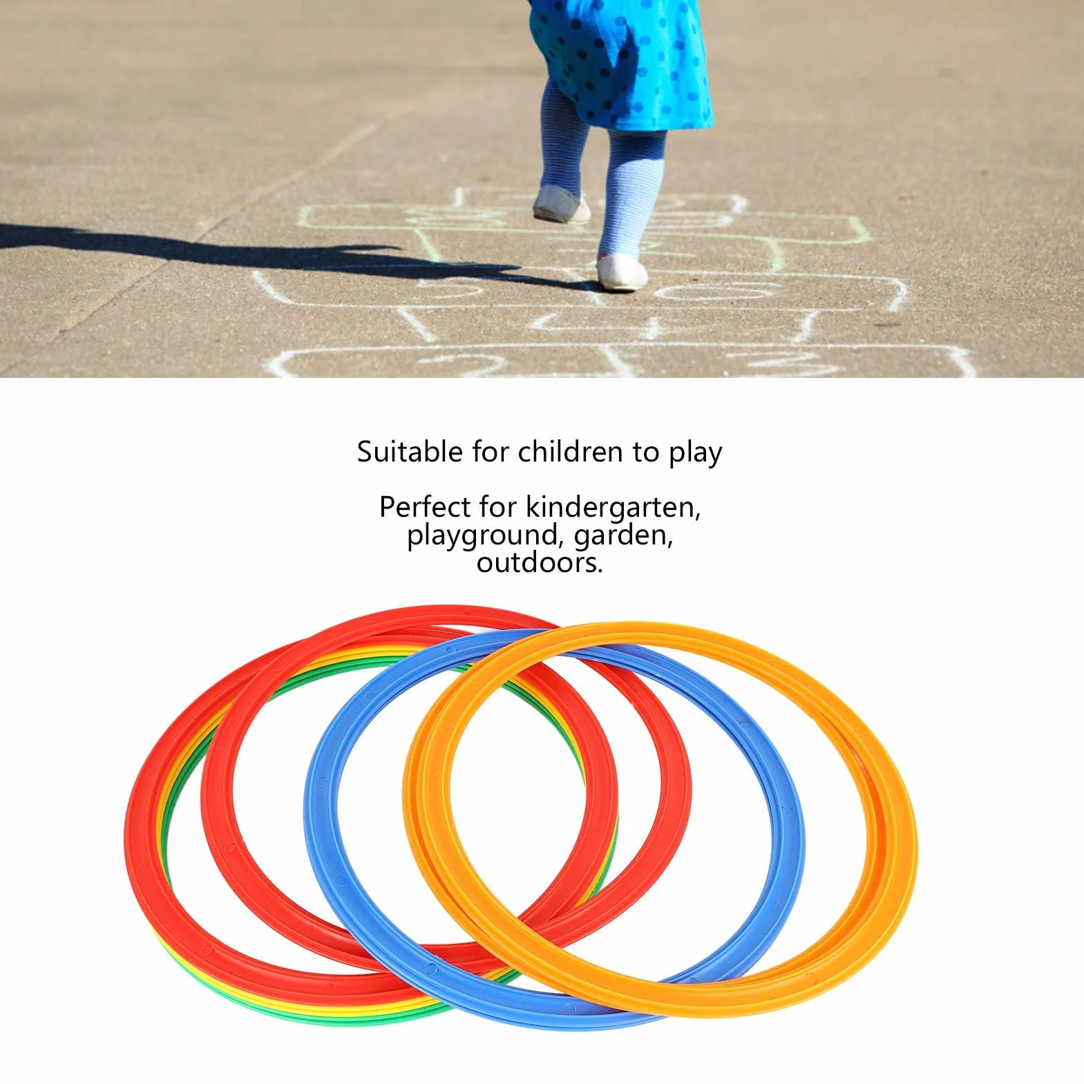 Juego de Anillos de Velocidad Deportivos para Niños, Juguete de Mayor Agilidad con 10 Anillos, 10 Hebillas, para Uso en Exteriores