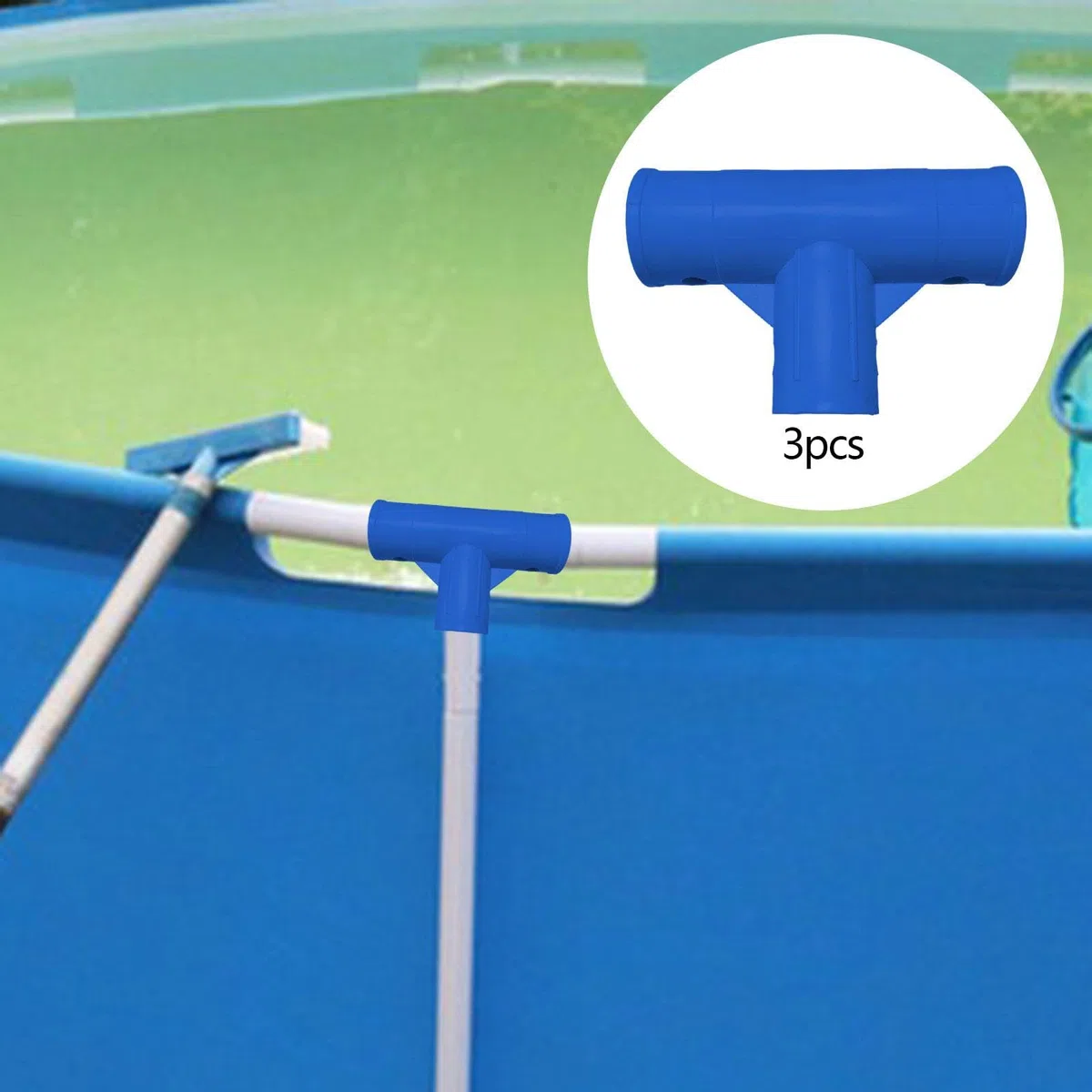 LOVIVER 3X Adaptador de Manguera para Piscina, Junta en T para 28273, a Prueba de Fugas, Impermeable, Construcción Robusta, Accesorio Extensible Universal