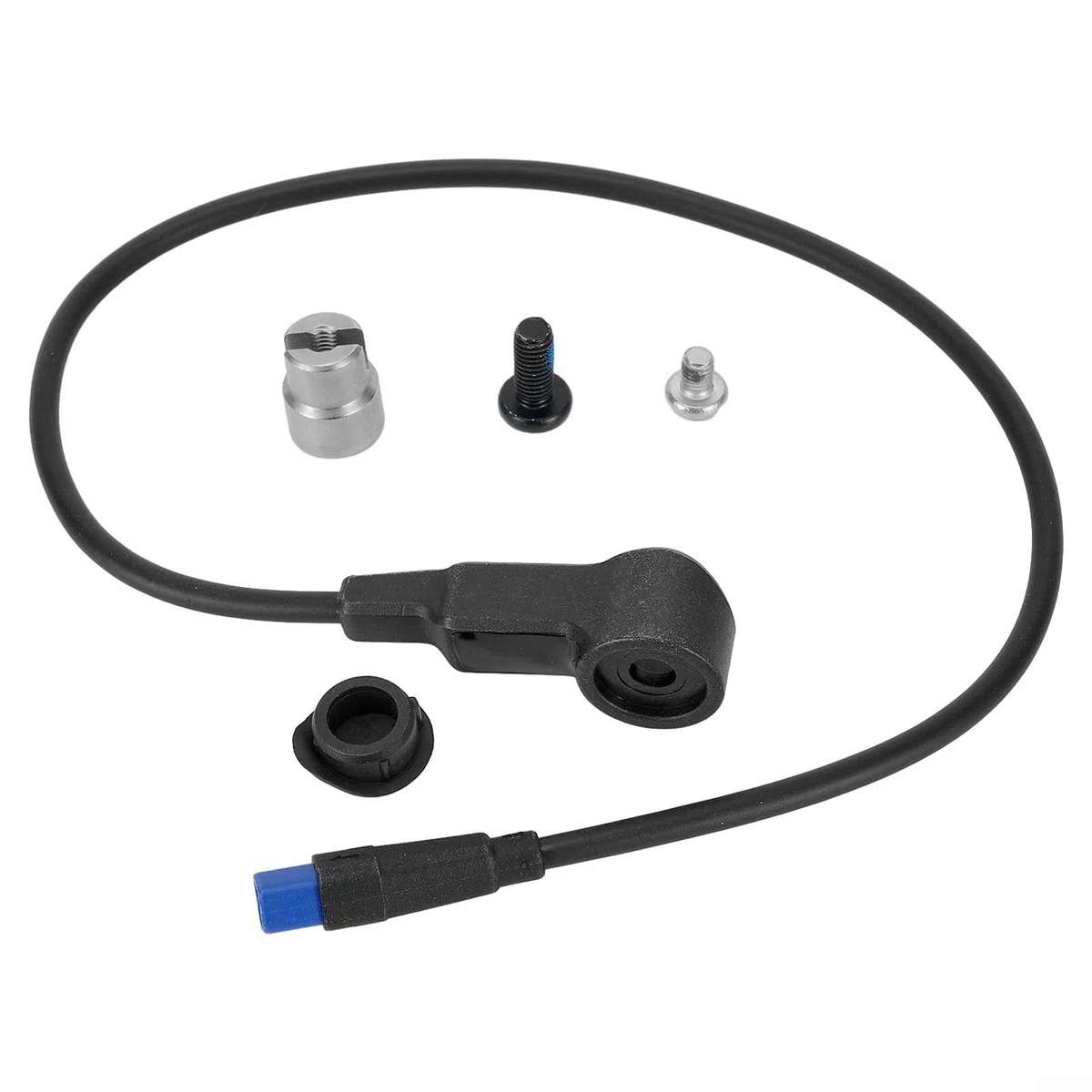 Sensor de velocidad del motor central de bicicleta eléctrica para BAFANG para M600, M500, G520, G521 piezas de bicicleta eléctrica, kit de imán de velocímetro de goma y metal con tornillos