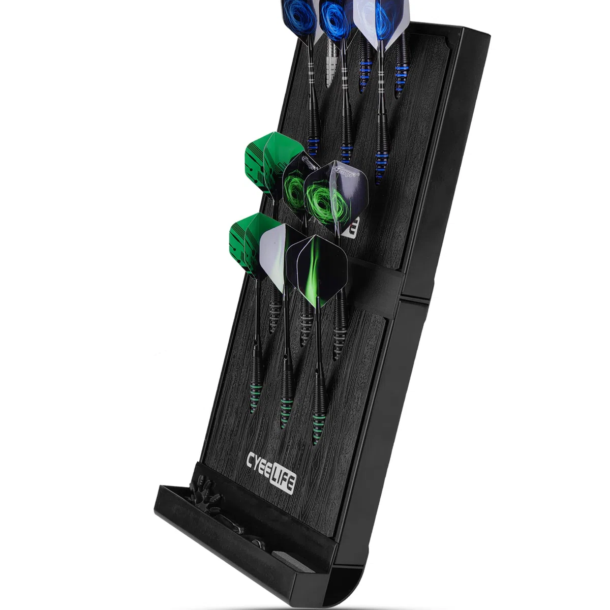 CyeeLife Soporte de dardos de plástico para 12 dardos,Varias combinaciones para hacer que los productos sean más interesantes