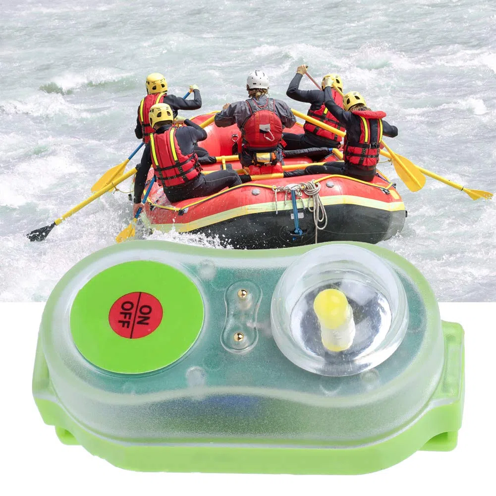 Luz estroboscópica de Chaleco Salvavidas, luz de autoiluminación de Agua de mar, Equipo de navegación, Senderismo, baliza de Emergencia, luz de Seguridad LED para, Proa, popa