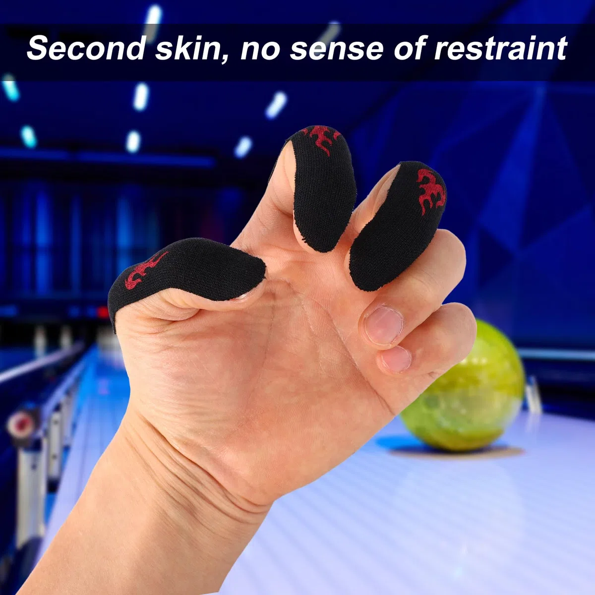 BOXOB 120uds Cinta Pulgar Bowling Llama, Antitranspirante Cinta Dedos para Jugadores de Bolos Precortada Protector Pulgar para Hombres Mujeres Accesorios de Bolos Mejor Agarre & Comodidad