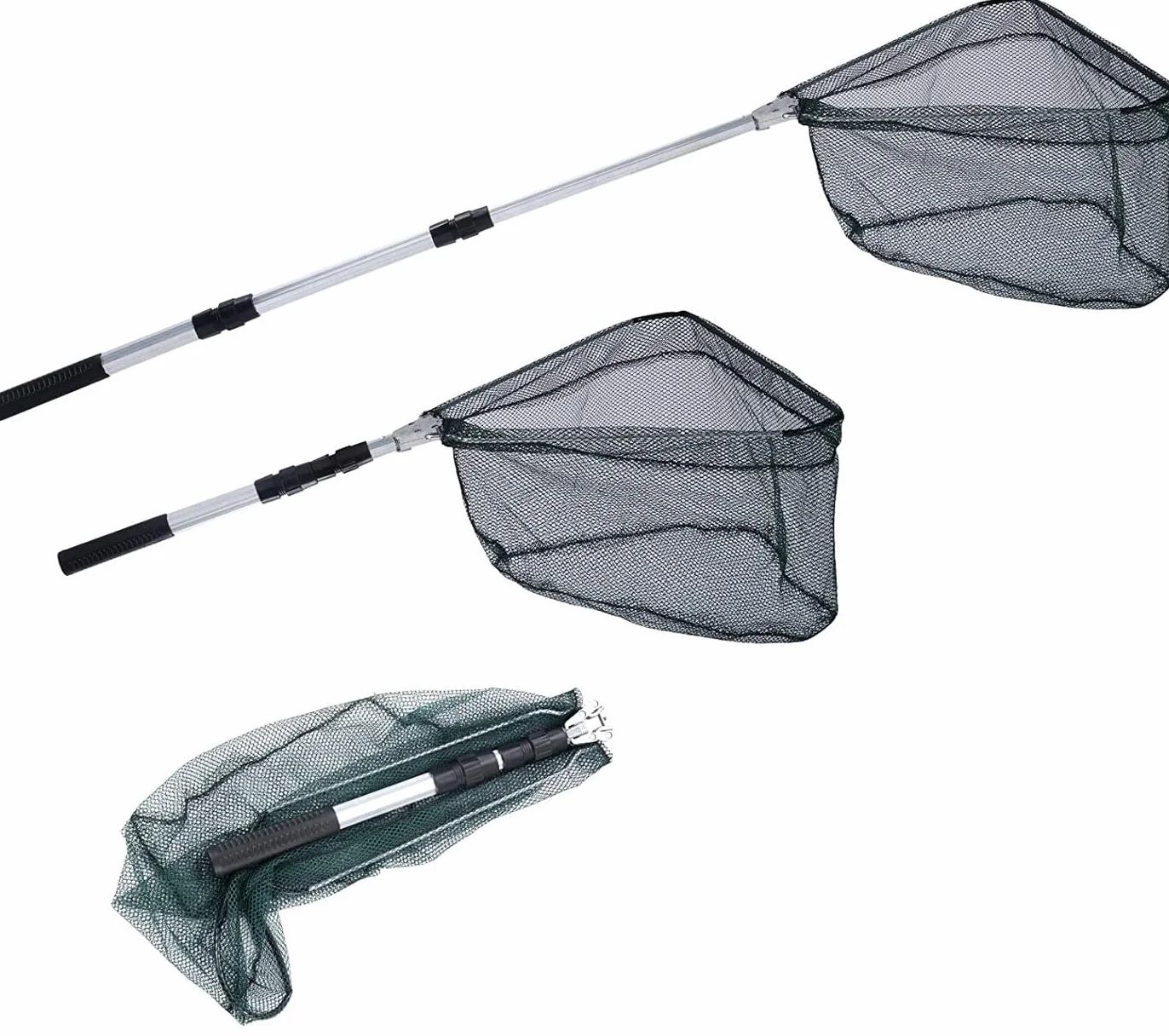 Red de Mariposas, Telescópicas Red Atrapa Mariposas Extensible Red para Atrapar Mariposas y Insectos con Antideslizante Mango Plegable para Atrapar Insectos, Pescar, Exterior y Jardín
