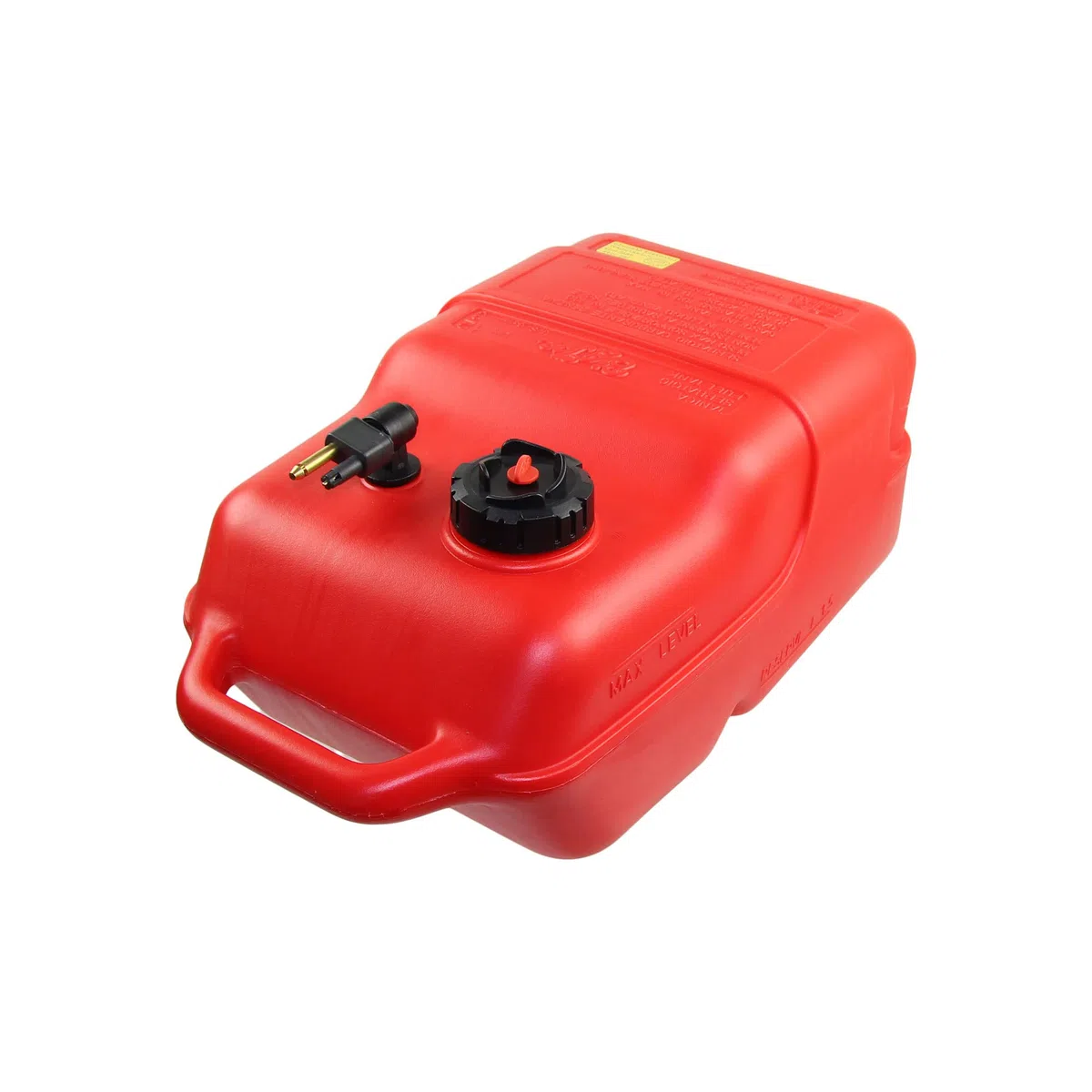 Depósito de combustible Big Joe con conexiones Mercury / Mariner | Depósito de gasolina para barcos | Tanque de reserva | Depósito para fueraborda | Volumen del depósito: 12 litros