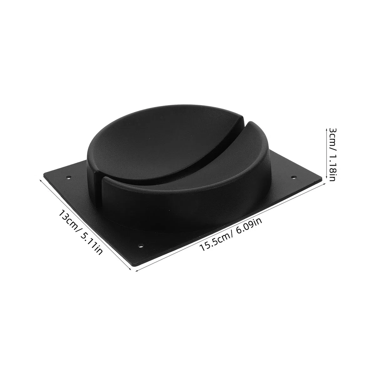 HANABASS Base de Exhibición Estable para Balones Deportivos de Plástico Negro Soporte Seguro y Diseño Elegante para Estantería de Bolos
