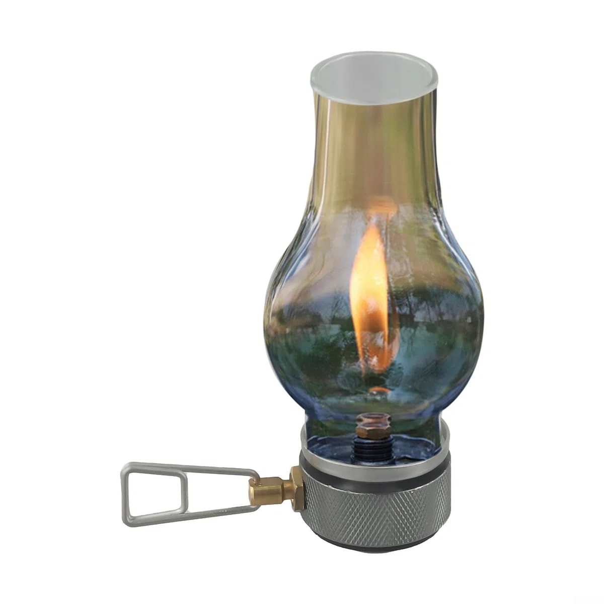 Linterna de gas para camping, lámpara de gas portátil, lámpara de gas de cobre, aleación de aluminio, linterna de atmósfera para senderismo al aire libre, iluminación de tienda de campaña