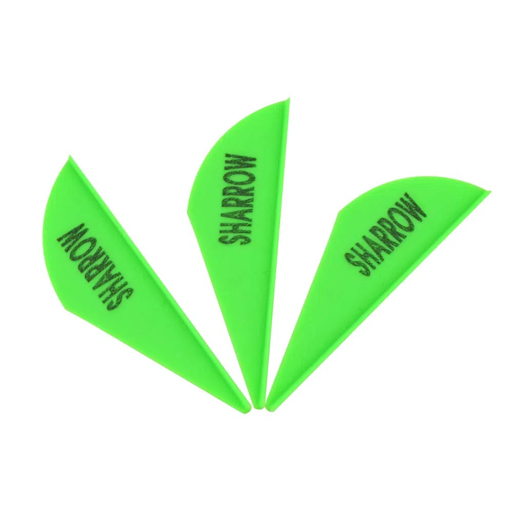 ZSHJG 100 pcs Goma Plumas de Flecha 2 Pulgadas El Plastico Flecha Plumas Fletches para la Caza DIY Flechas