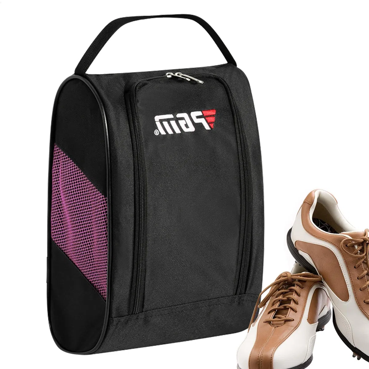 Estuche para zapatos de golf | Bolsa de zapatos para deportes al aire libre | Bolsas de transporte transpirables para zapatos de golf para calcetines, camisetas, guantes, cepillo y otros accesorios de