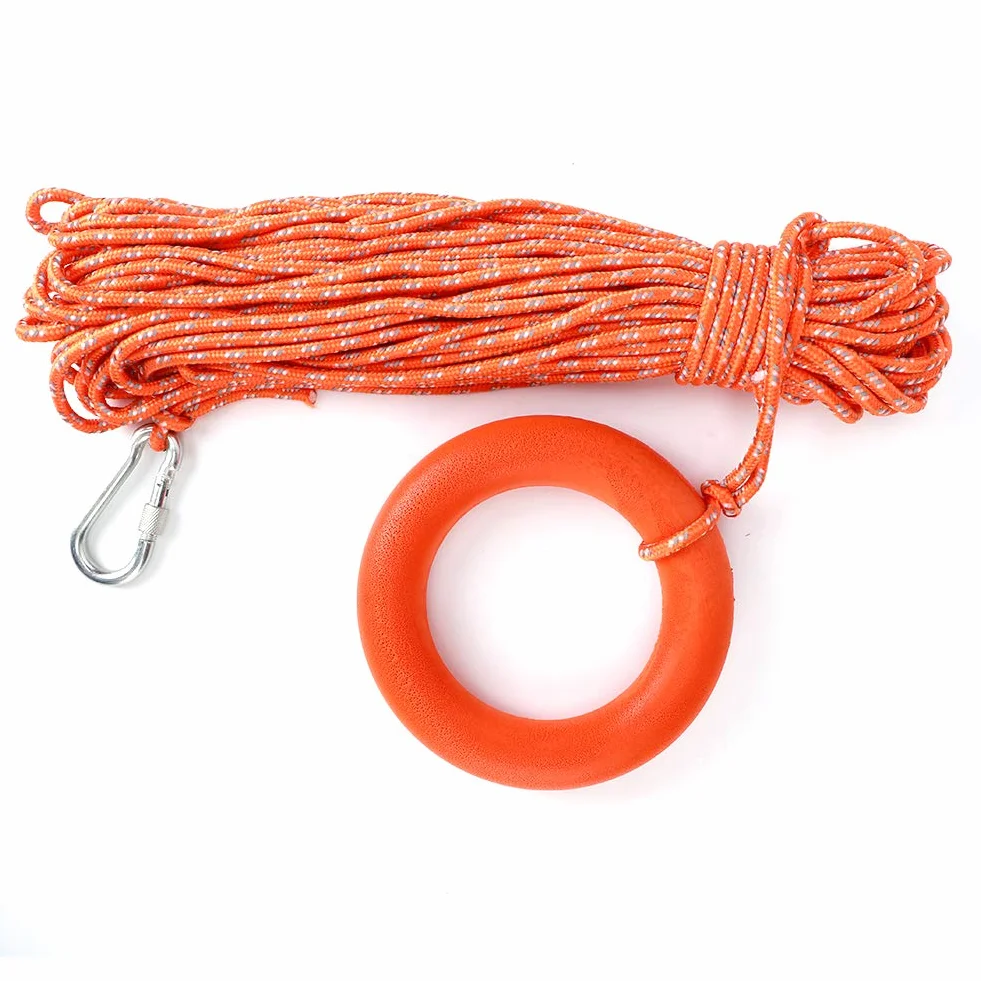 Cuerdas para salvar vidas, herramienta profesional para salvar vidas de 30 m de diámetro, PVC para estanque de piscinas de agua para piscinas
