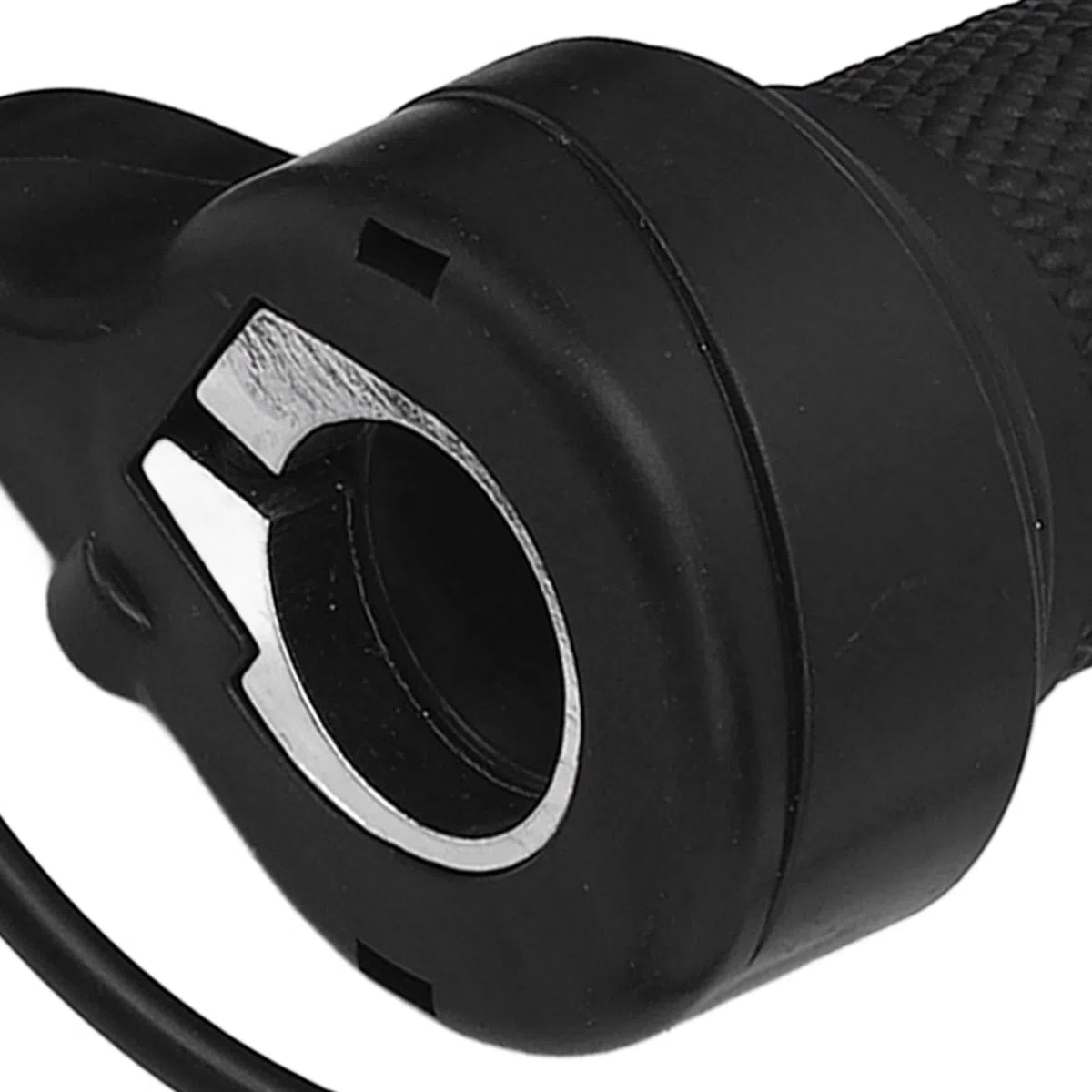 lyrlody Mango de gas para scooter eléctrico, aleación de aluminio impermeable y mango giratorio ABS con pantalla de voltaje de batería LCD, para SmartGyro KuKirin Feimi Scooter Eléctrico