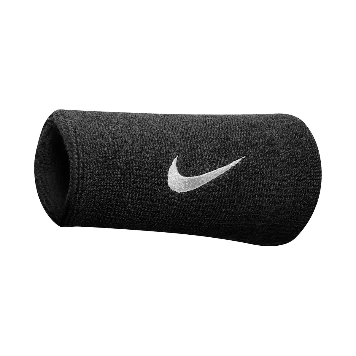 NIKE Swoosh Doublewide Wristbands - Black