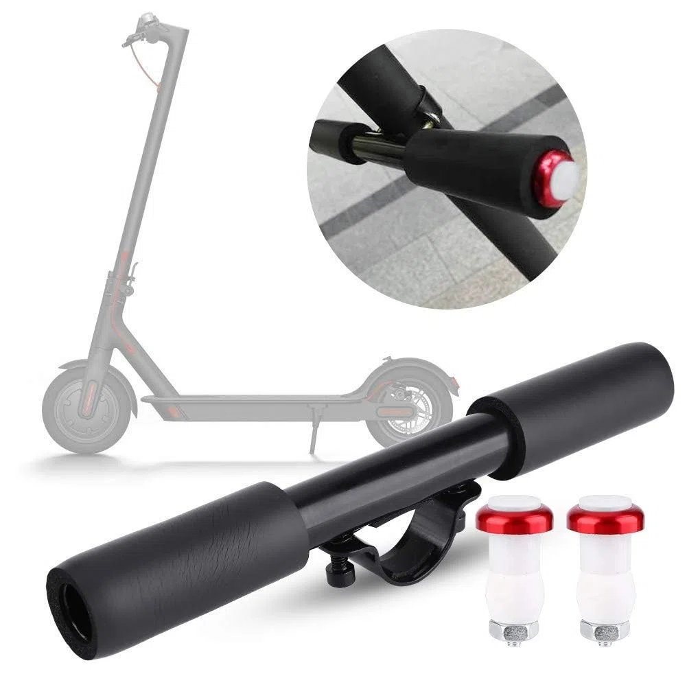Manillar eléctrico para niños, monopatín, barra de agarre con luces, soporte seguro para niños para patinete eléctrico Mijia M365