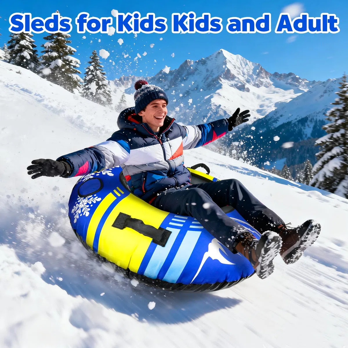 ZMLM Tubo de nieve resistente azul