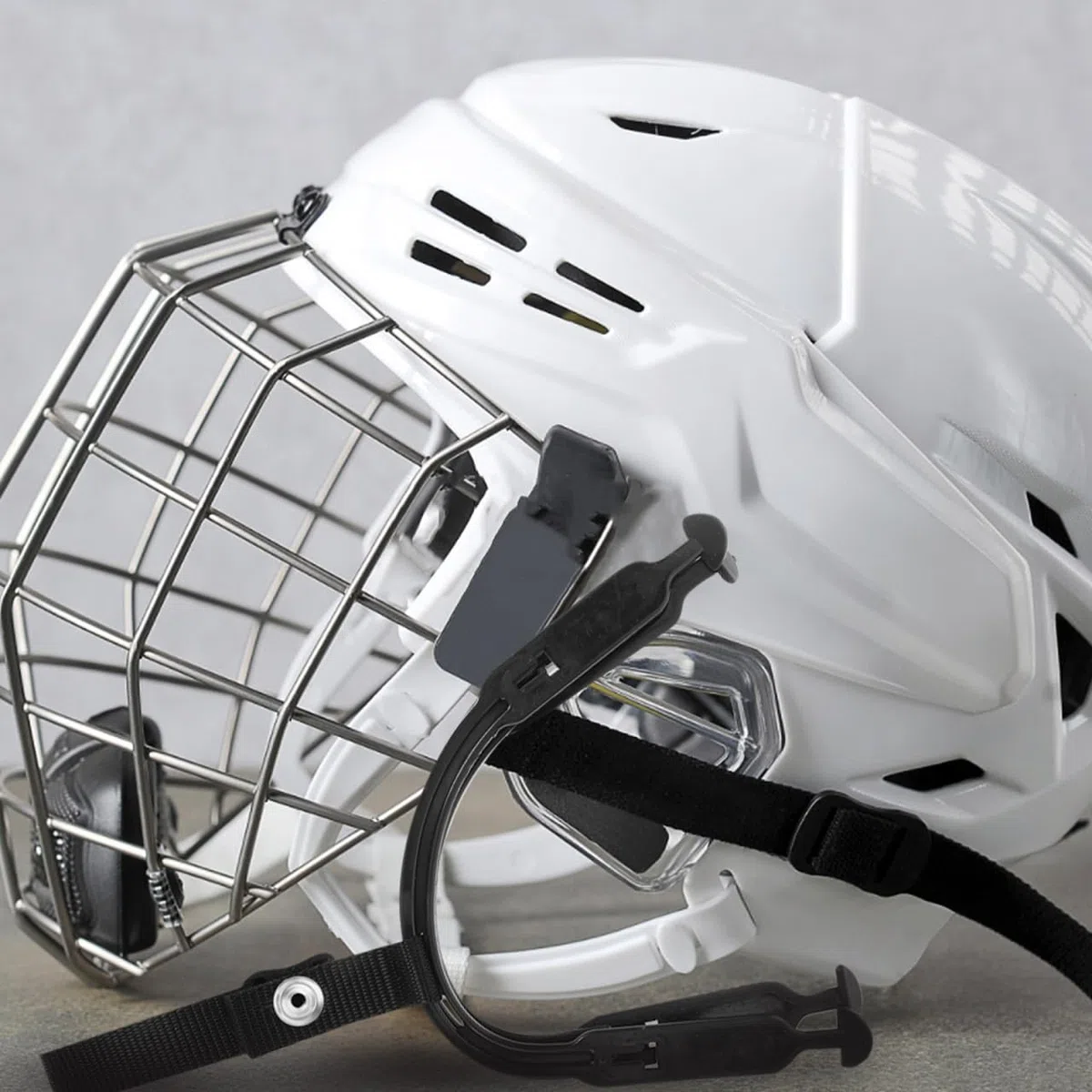 1 juego de correa de barbilla para casco, correa de seguridad para la barbilla, repuesto de poliéster, correa para la barbilla, hockey deportivo, correa para casco, portero, protección para el