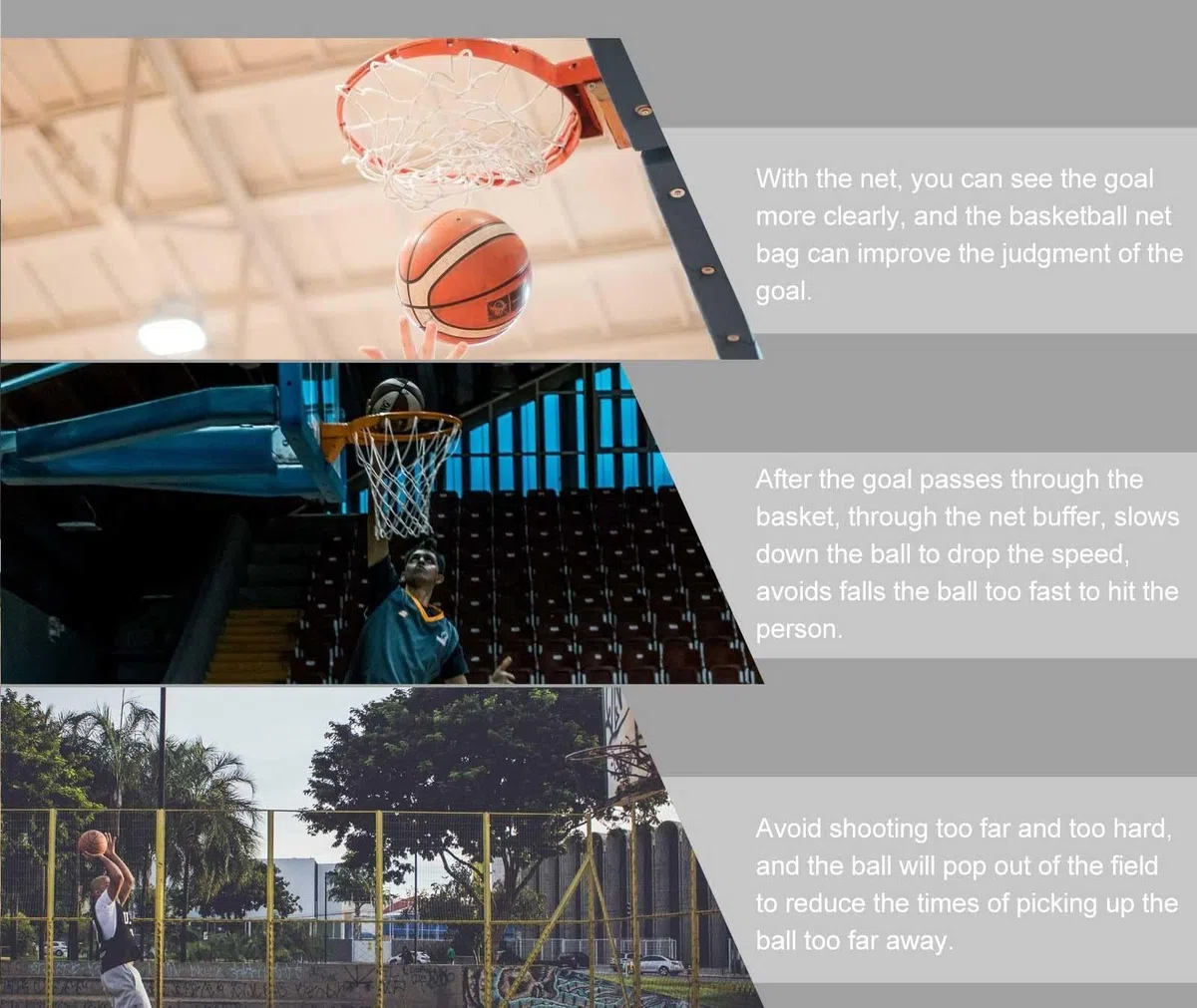 Resistente Red de Baloncesto,12 Ganchos,Red de Baloncesto al Aire Libre, Red debaloncesto Duradera, Reemplazo de reddebaloncesto, Resistente a la Intemperie,Apto para Uso en Interiores y Exteriores
