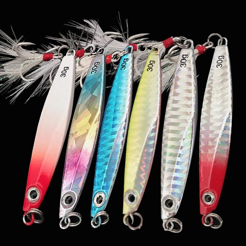 Juego de 6 señuelos de Pesca, cebos de Pesca, Cebos Artificiales Articulos de Pesca, Trucha, Anzuelo de Trucha, Cebo de Pesca con Ganchos