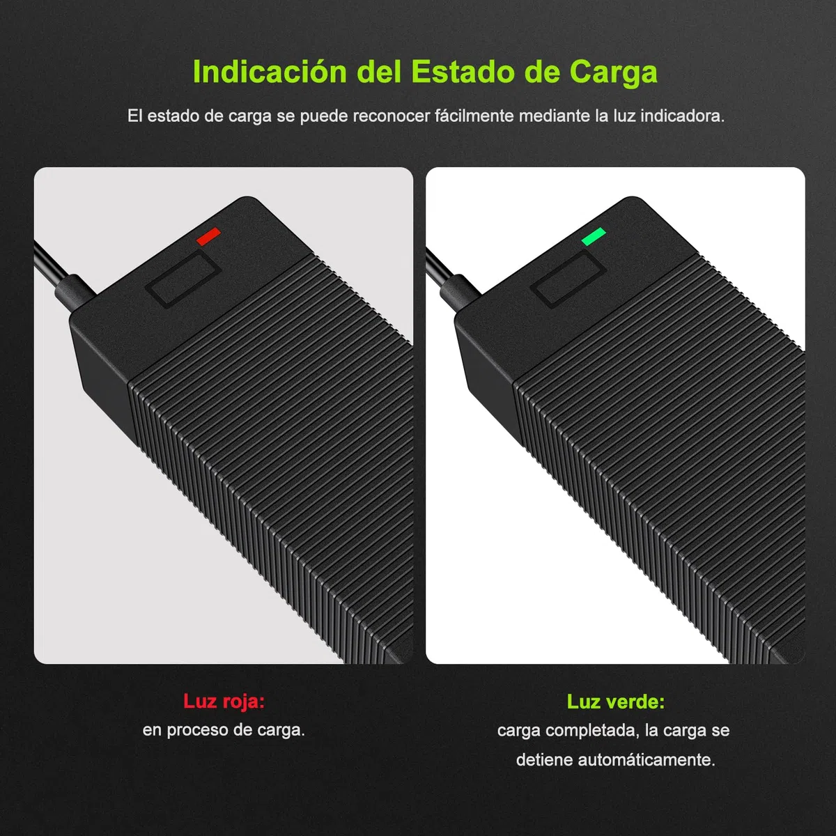 42V 2A Cargador Patinete Eléctrico, 36V Cargador Patinete Xiaomi Compatible con Xiaomi M365, Pro, Pro2, Mi 3, 1S, Ninebot E/F/G, AC 84W, Conector DC 8mm
