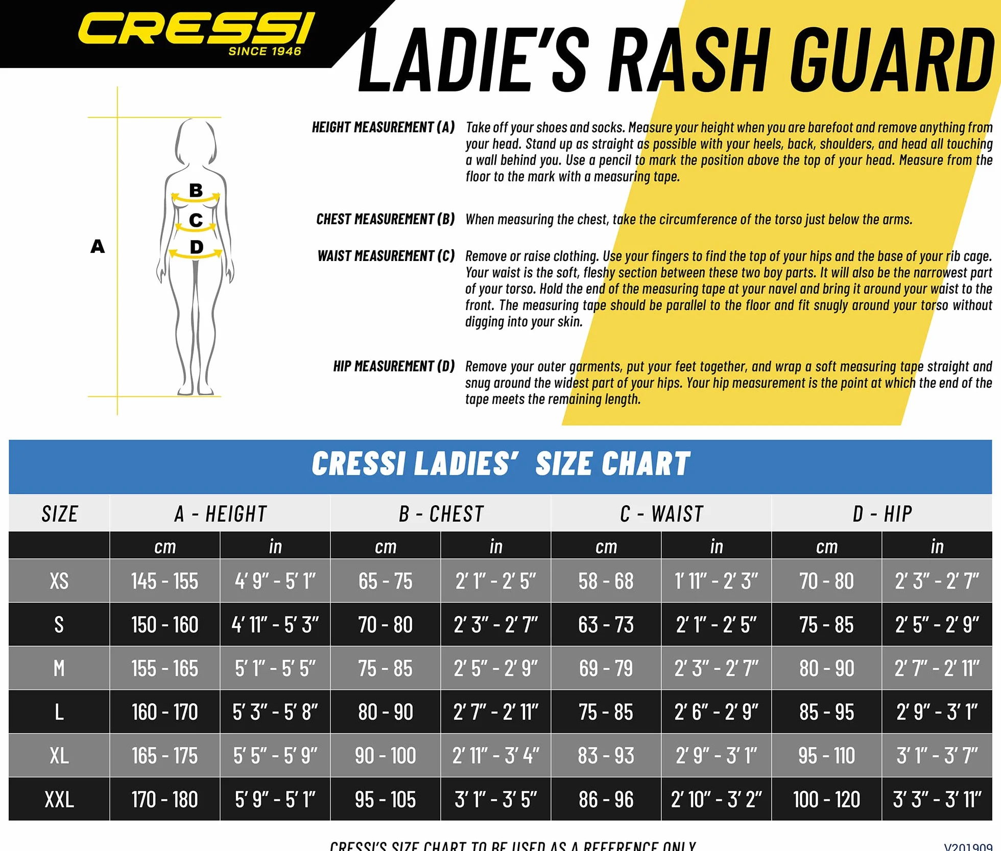 Cressi Rash Guard Lady Black Dive Center Camiseta Manga Corta en Tejido elástico Filtro de protección UV UPF 50+ Mujer (Pack de 1)