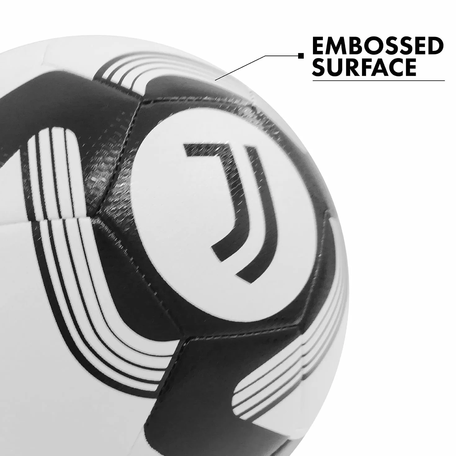 Mondo Sport - Balón de fútbol Cosido JUVENTUS - Producto Oficial - Talla 5 - 400 g - 13640