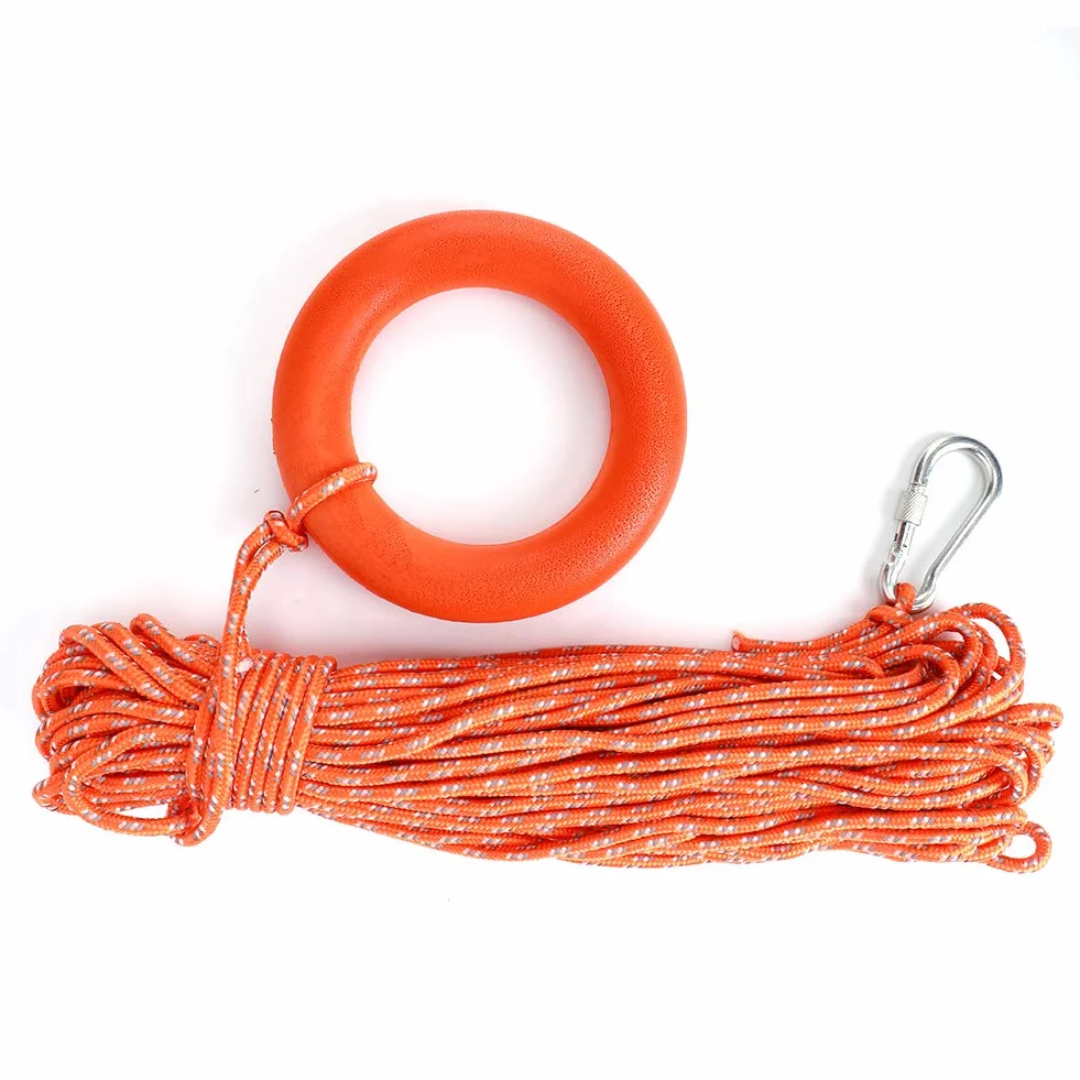 Cuerdas para salvar vidas, herramienta profesional para salvar vidas de 30 m de diámetro, PVC para estanque de piscinas de agua para piscinas