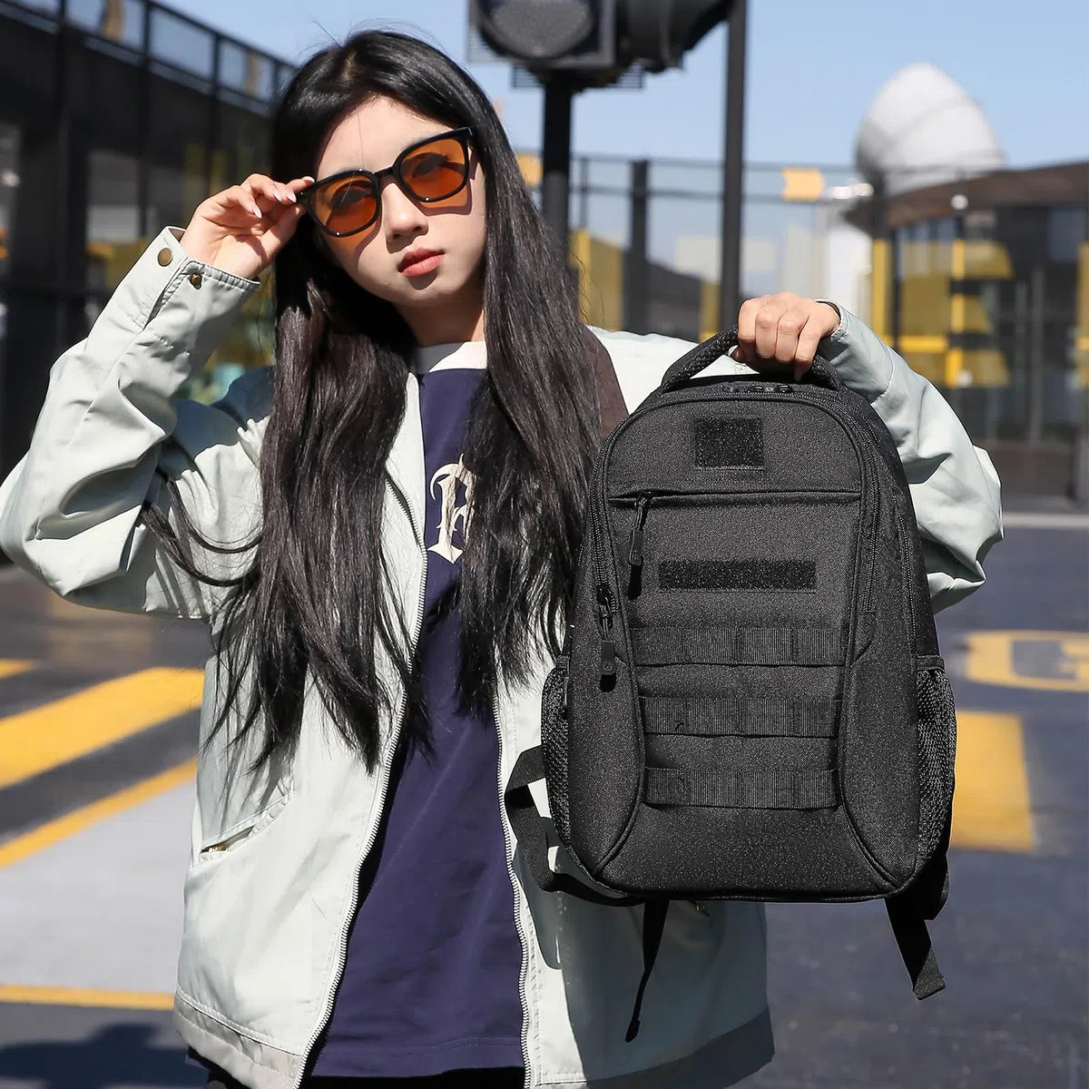 HUNTVP Mochila Militar Pequeña 15L Mochila Tactica Molle Impermeable Deportivas Mochila Hombre Nylon Bolsa Mochila Escolar para Viaje Acampar Senderismo