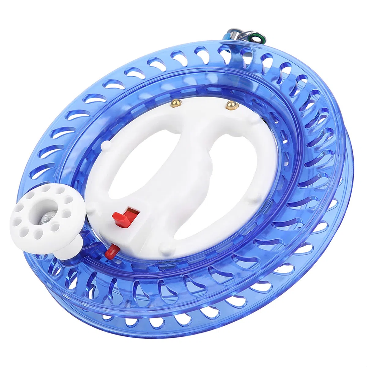 Rueda de Pesca Marina Multifunción ABS, Accesorio de Carrete de Pesca con Envoltura de Alambre Manual, Ligero, Resistente a la Corrosión, Diseño de árbol Grande, Ríos y Lagos,