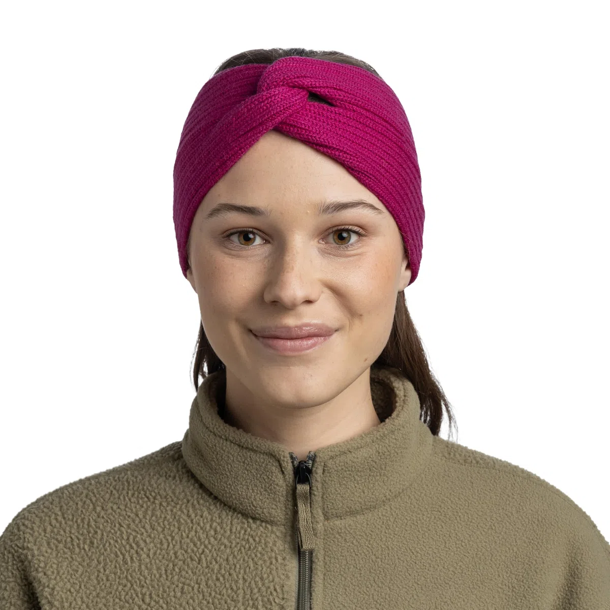 BUFF Cinta Knitted Mujer Adulto, Frio Extremo, Practico, Versatil, Moda, Aislamiento Termico, Comodo, Talla Única, Morado