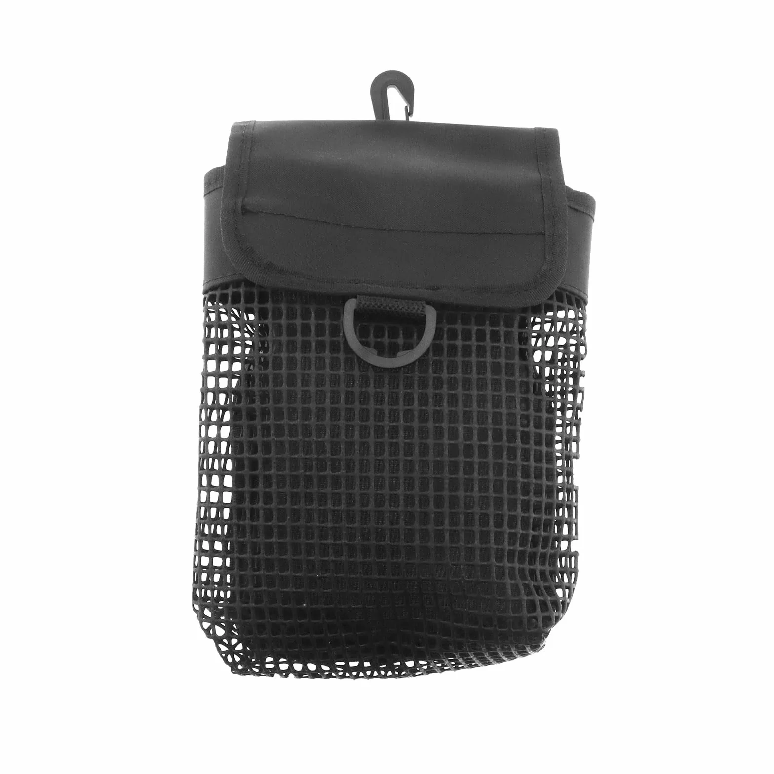 Bolsa de buceo de malla, bolsa de herramientas de malla portátil, bolsa de deporte resistente, equipo de buceo al aire libre, portátil, ligera, malla de buceo con hebilla (negro)