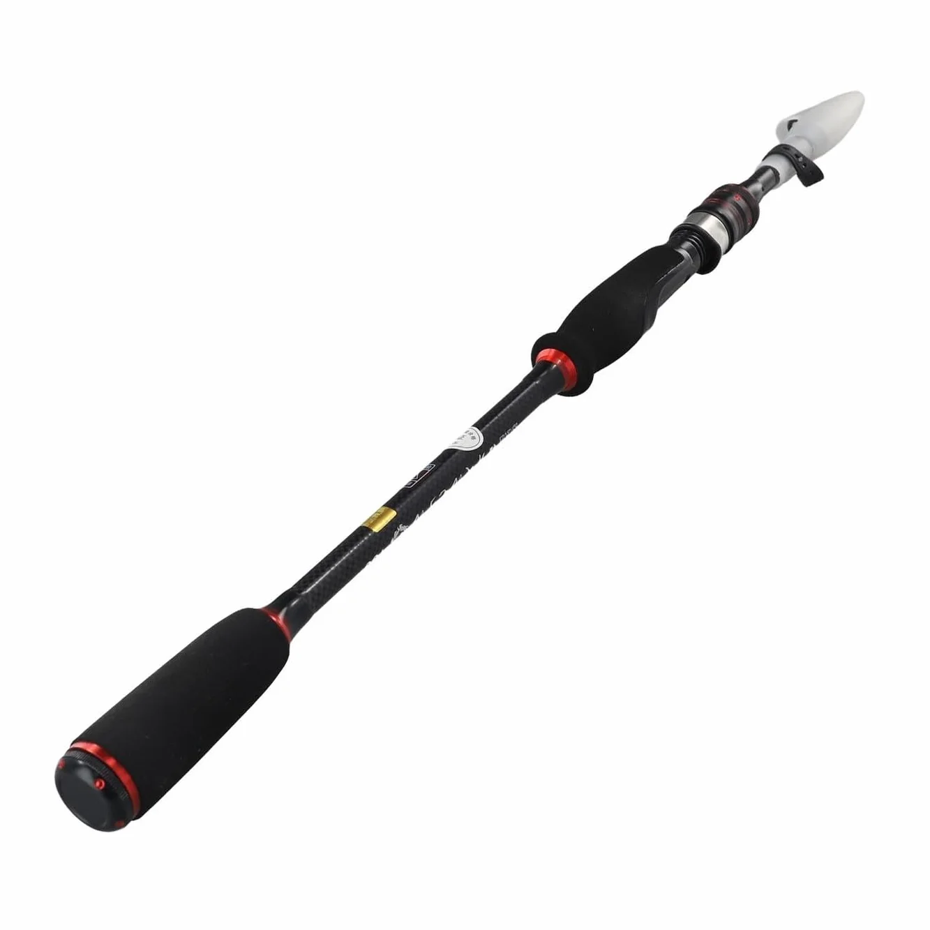 MH Baitcasting - Caña de pescar telescópica de fibra de carbono de 4 m para señuelos de 6 a 35 g, diseño portátil de 5 a 7 secciones
