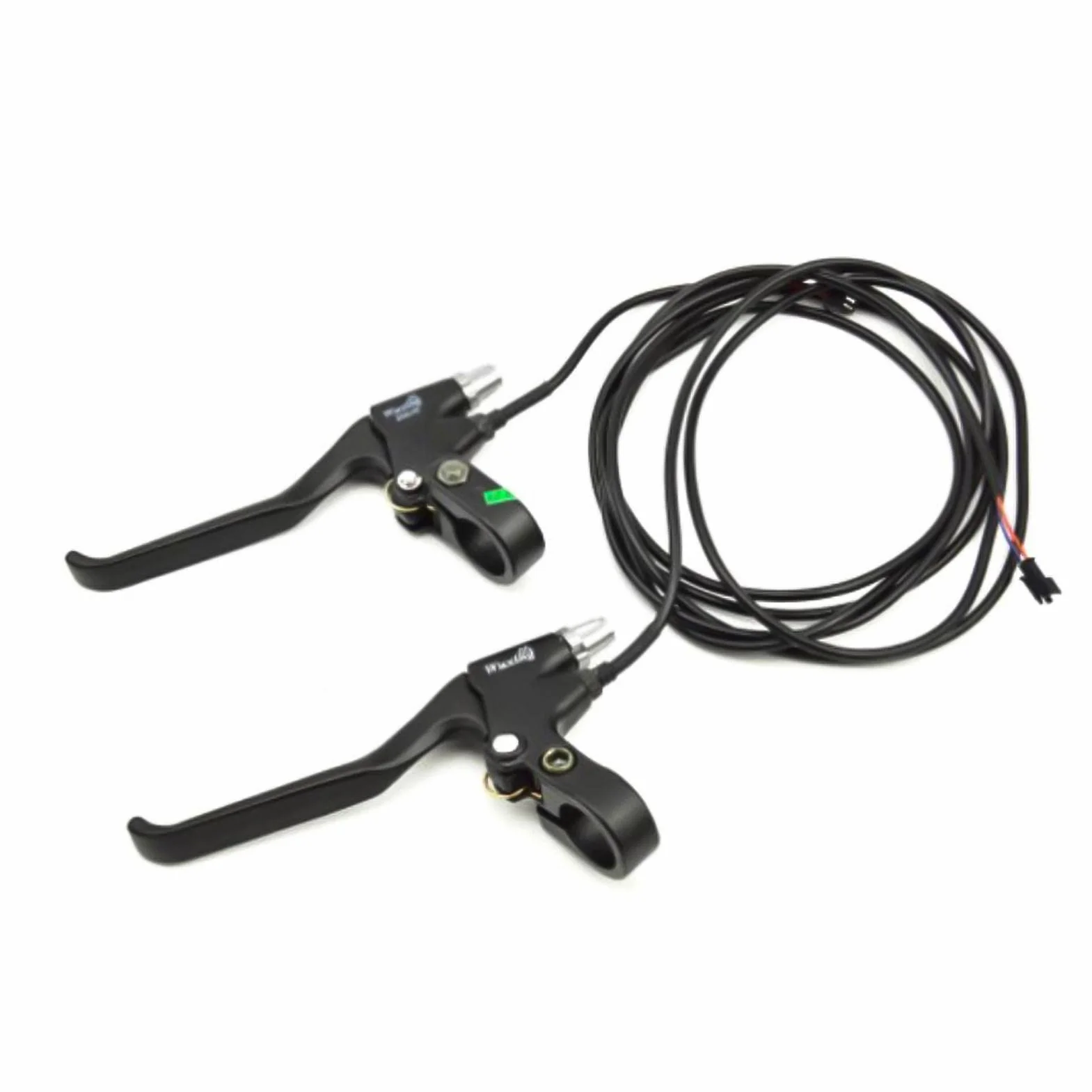 Nikou Palanca de freno de bicicleta - 1 par 2 cables izquierdo y derecho Piezas de repuesto de palanca de freno eléctrico para bicicleta eléctrica Rendimiento estable
