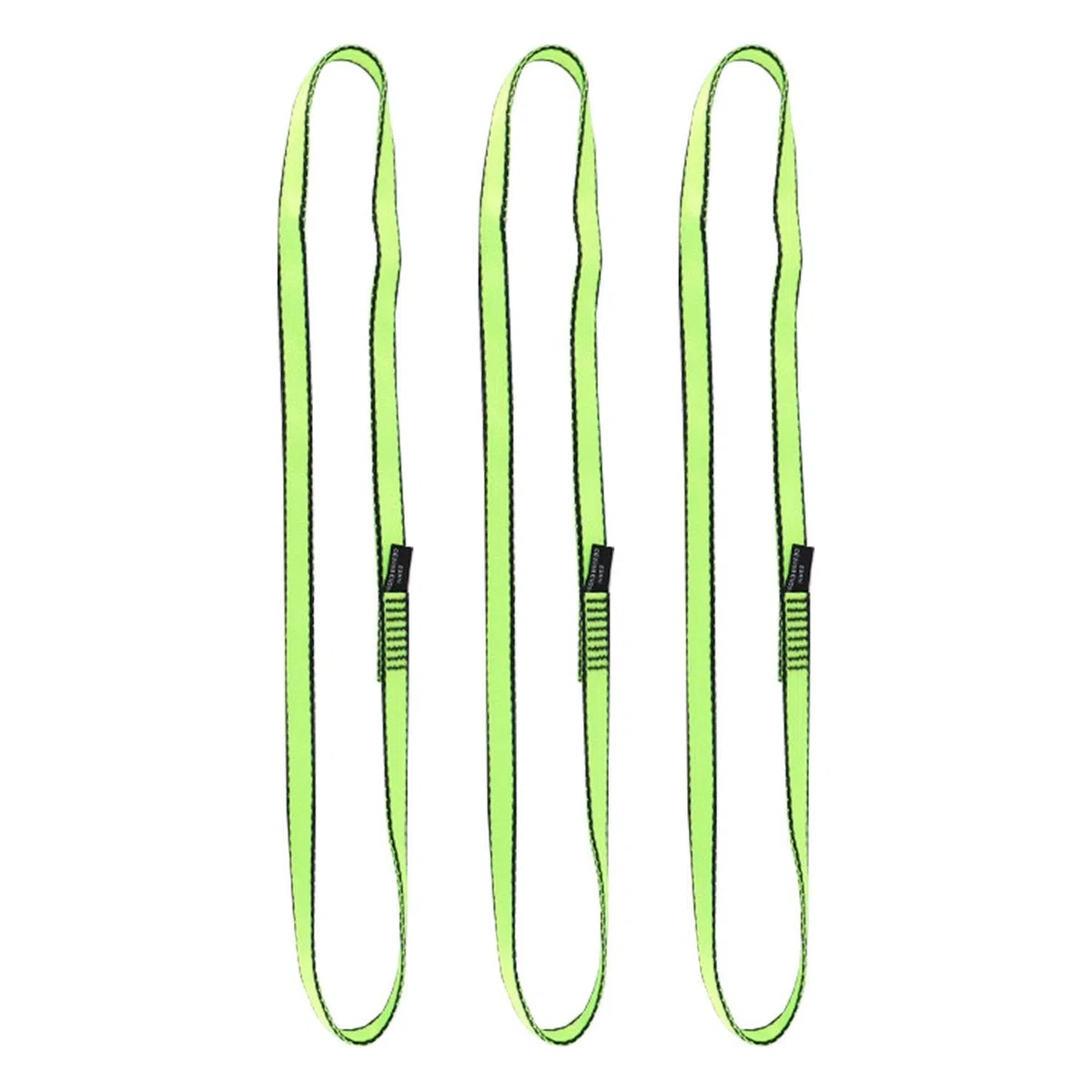 3 Piezas De Cinta De Velocidad Verde, Equipos De Actividad Al Aire Libre, Cinturones De Protección De Emergencia, Adecuados para Acampar, Escalada Y Escalada De Árboles.