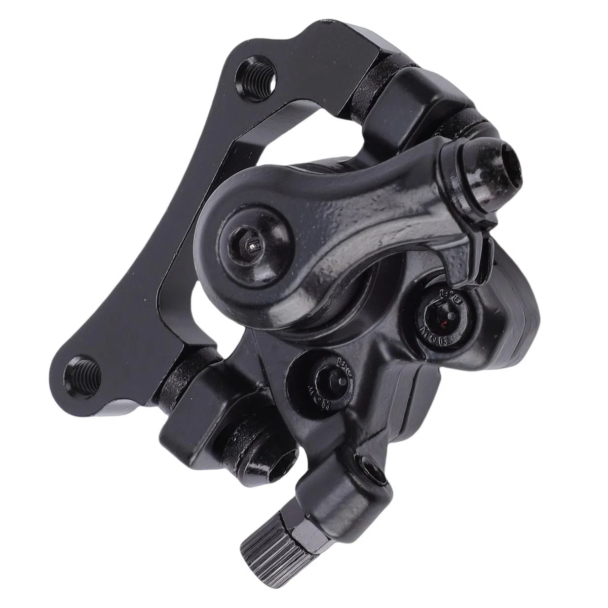 Tbest Pinza de Freno de Disco Reemplazo de Freno de Scooter Eléctrico de Aleación de Aluminio para Scooters Smartgyro Speedway Rockway Negro
